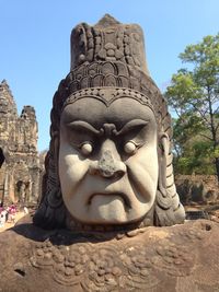 Close-up of buddha statue