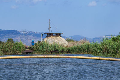 Scenic view of river against sky