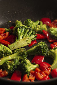 Fried broccoli