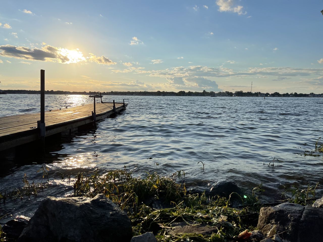 SCENIC VIEW OF SEA DURING SUNSET