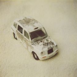 Close-up of toy car