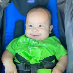 Close-up of cute baby boy