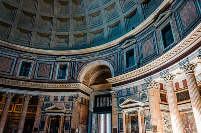 Low angle view of historical building