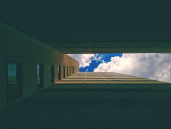 Low angle view of building against sky