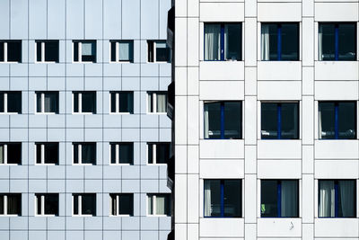 Full frame shot of office buildings