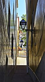 Sidewalk cafe against sky