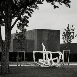 Built structure with trees in background