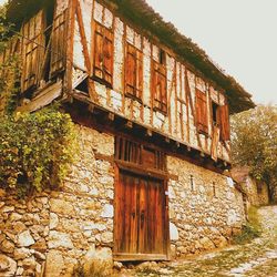 View of old building