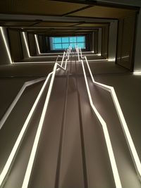 Low angle view of staircase in building