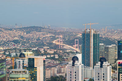 Aerial view of city