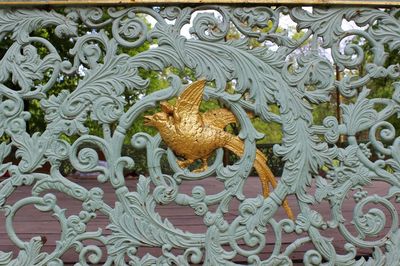 Close up of floral pattern