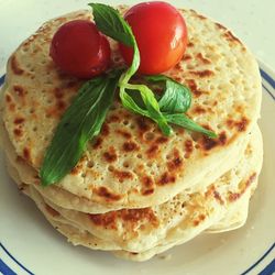 Close-up of served food