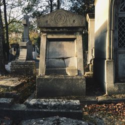 View of cemetery