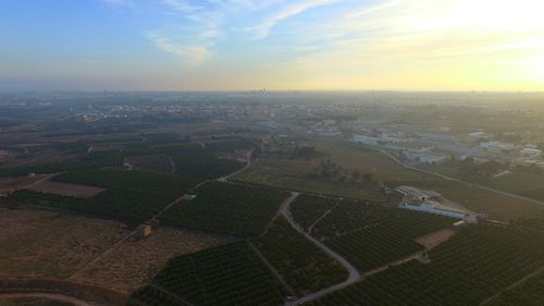 Aerial view of cityscape