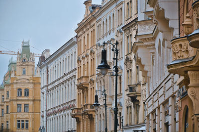 Low angle view of buildings in city