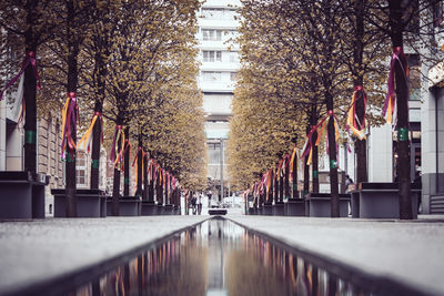 Canal amidst buildings in city