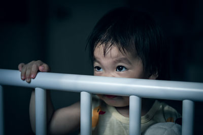 Portrait of cute boy