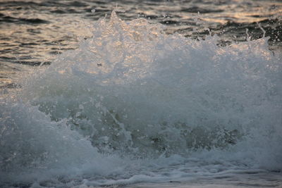 Full frame shot of sea waves