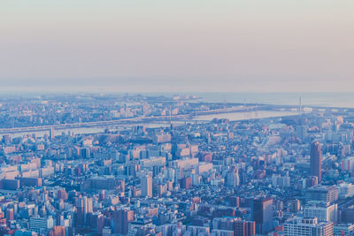 Aerial view of cityscape