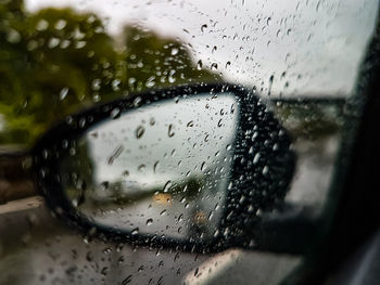 Raindrops on glass window