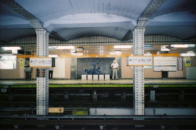 Interior of subway station