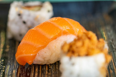 Close-up of sushi