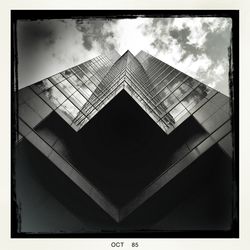 Low angle view of building against sky