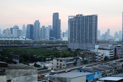 Skyscrapers in city