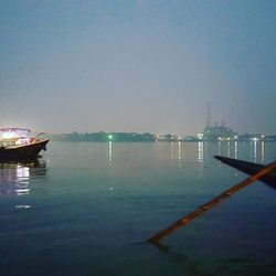 Boats in sea