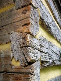 Close-up of wooden plank