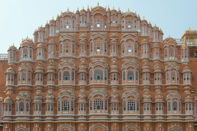 Low angle view of historical building against sky