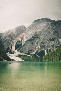 Pragser wildsee in italy. 