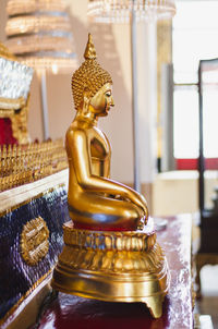 Close-up of buddha statue