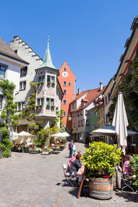 Buildings against sky in city