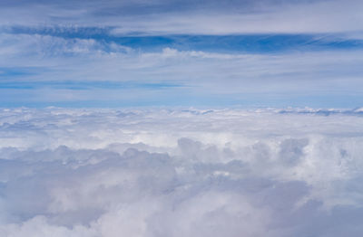 Low angle view of clouds in sky