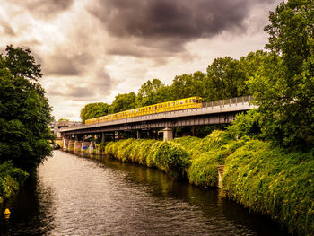 Bridge over river in germany