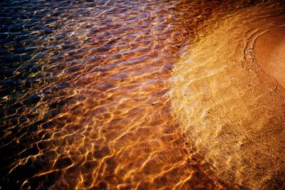 Full frame shot of rippled water