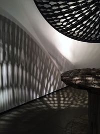 Close-up of empty staircase in building