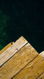 Close-up of wooden plank