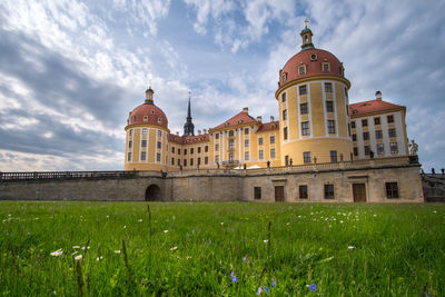 View of historic building against sky