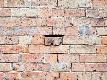 Full frame shot of brick wall