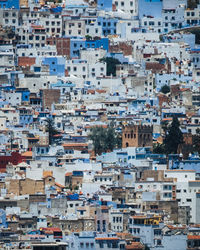 Aerial view of buildings in city