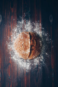 Close-up of food on table