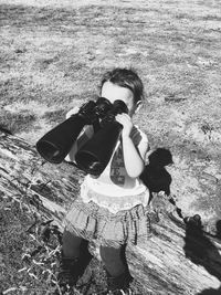 Shadow of person on floor