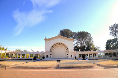 View of historic building against sky