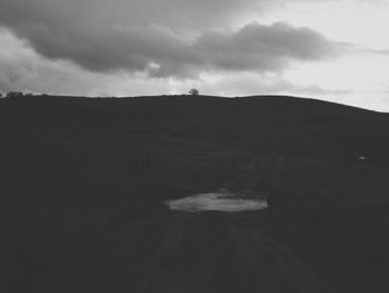 Clouds over landscape