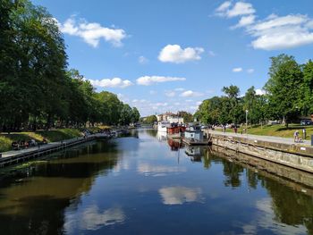 Scenic view of river against sky