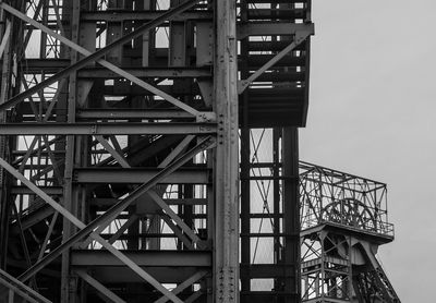 Low angle view of bridge against sky