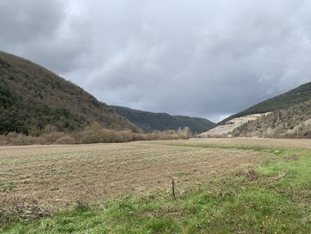 Scenic view of landscape against sky