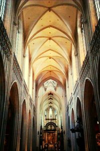 High angle view of church